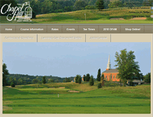 Tablet Screenshot of chapelhillgolfcourse.com